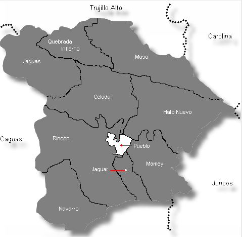 Mapa Municipio de Gurabo